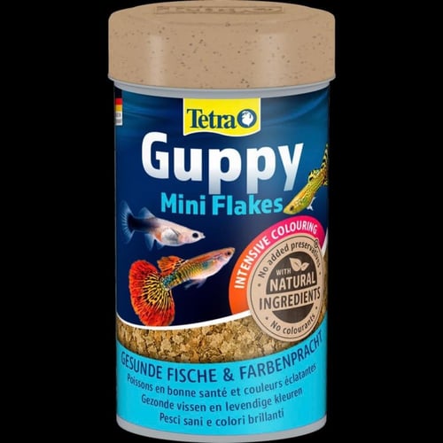 رقائق الجوبي من تيترا - Tetra Guppy Mini Flakes –...