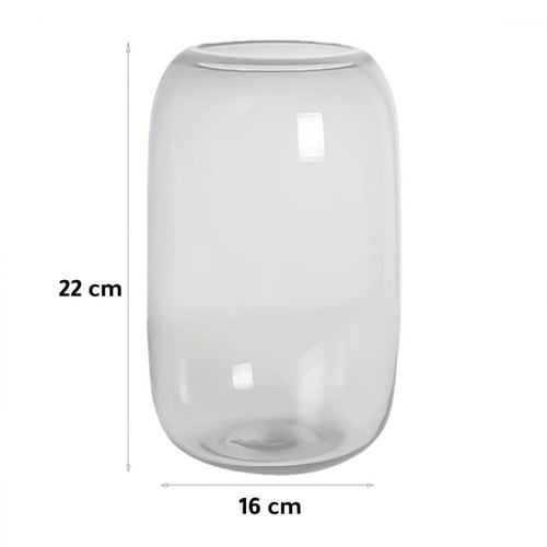 حوض زجاجي أسطواني للأسماك والتيراريوم Glass Cylind...