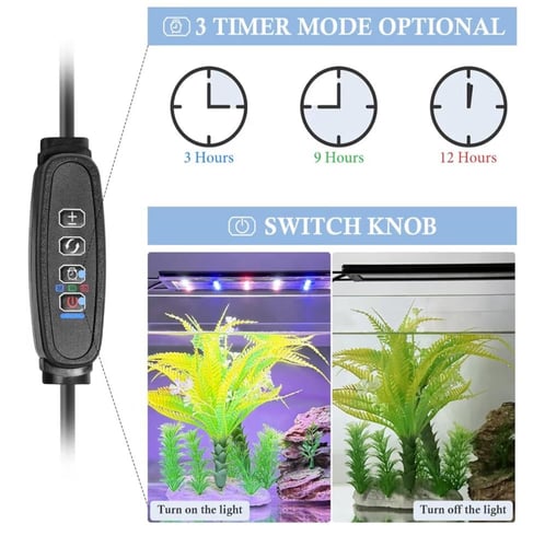 لمبة LED لأحواض أسماك الزينة - Mini USB Full Spect...