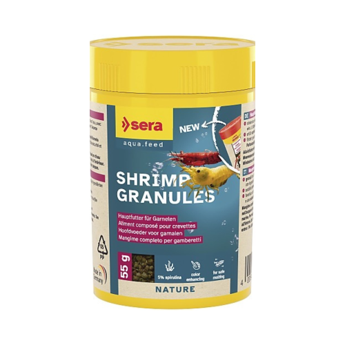 sera Shrimp Granules – غذاء متكامل حبيبي للروبيان...