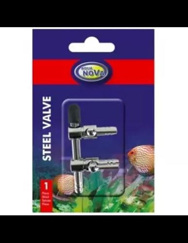 Aqua Nova – صمام ضبط الهواء الثنائي (Steel Valve 2...