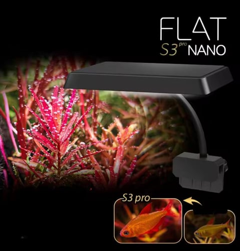 إضاءة احترافيه للاحواض الصغيرة -Flat S3 Pro 8W