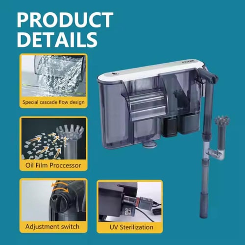 Hang‑On Filter with Skimmer – فلتر معلق على الحافة...