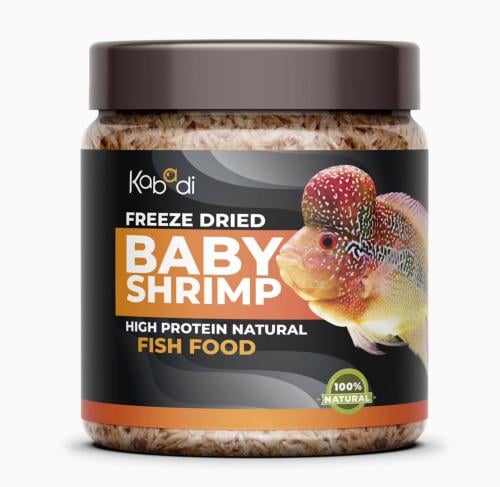 كبادي روبيان مجفف للأسماك و السلاحف - Kabadi Freez...