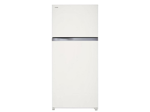 ثلاجة تـوشيبا بابين 21.5 قدم ابيض ، GR-A820ATE W