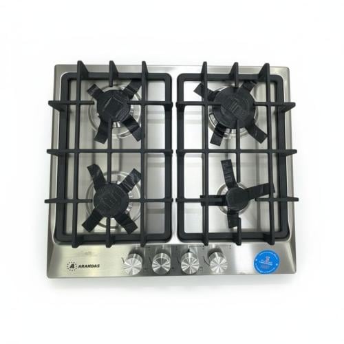 سطح غاز بلت ان غاز ارنداس 60*60 سم 4 شعلة استيل ،...