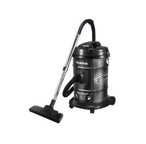 مكنسة كهربائية برميل اوكارينا 2000وات 21لتر اسود O...