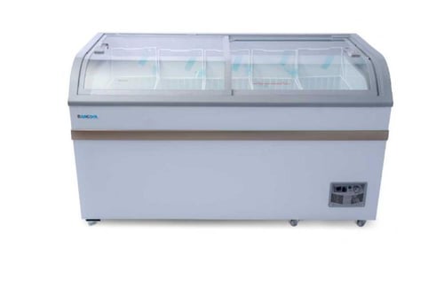 فريزر بـانـكـول مقوس سحاب افقي زجاج 1.5متر 500لتر...