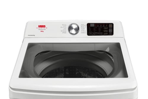 غسالة هــأم اوتوماتيك تعبئة علوية 18 كيلو أبيض HWM...