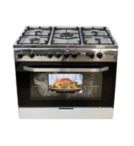 فرن ارانداس غاز 90×60 امان كامل 5 عيون ، EC9161SF