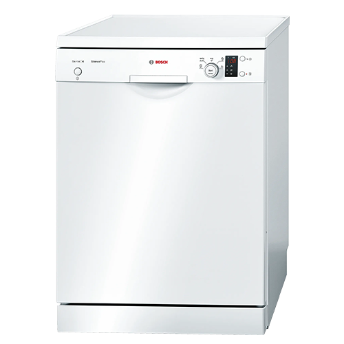 غسالة صحون بـــوش 12 مكان، 5 برامج، أبيض، SMS50E92...