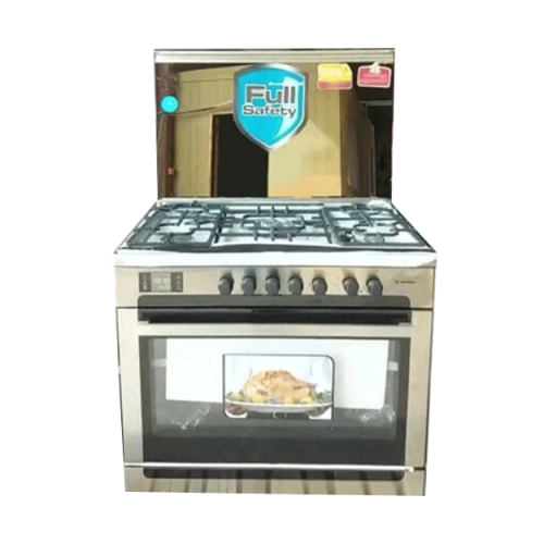 فرن غاز ارنداس 60*90 سم 5 عيون 2 شواية هايدرولك