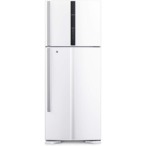 ثلاجة هيتاشي بابين 450 لتر ابيض ، R-V625PS3K PWH