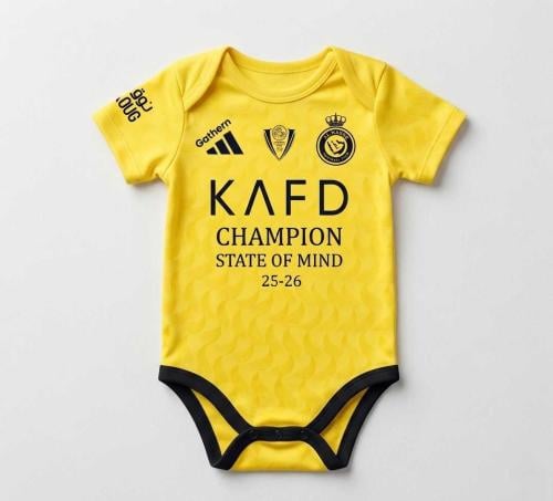بربتوز مواليد نادي النصر البطل رونالدو 2026 الأصفر