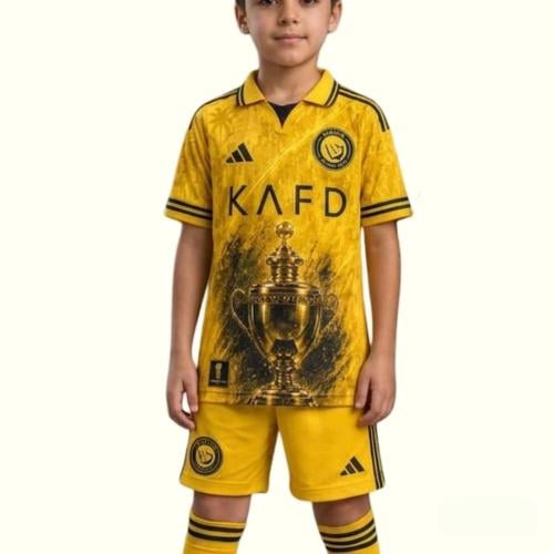 طقم أطفال ولادي نادي النصر بطل دوري روشن 2026