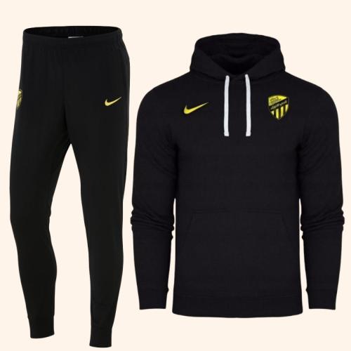 طقم شتوي نادي الاتحاد اسود جوده مضمونه