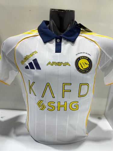 قميص النصر الابيض رونالدو 2026 – إصدار اللاعبين بو...