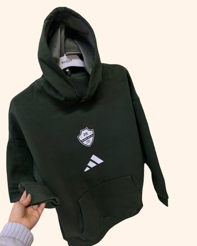 هودي الاهلي الأخضر - الإصدار الشتوي بالشعار الجديد