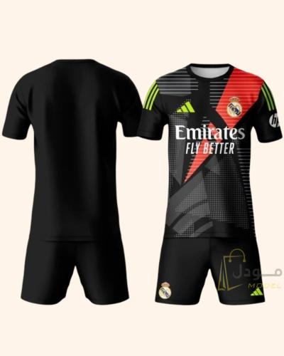 طقم حارس ريال مدريد 2025-2026 - الإصدار الأسود "أو...