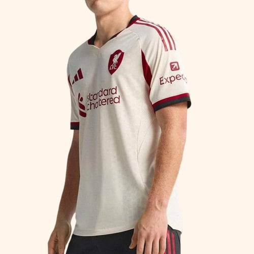 تيشيرت نادي ليفربول الاحتياطي أبيض– موسم 25/26