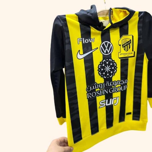 بلوفر شتوي نادي الاتحاد الرسمي 25/26 بشعار النادي...