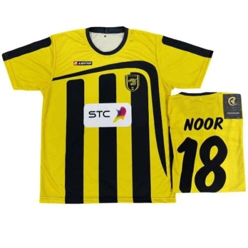 تيشيرت نادي الاتحاد الكلاسيكي محمد نور 18