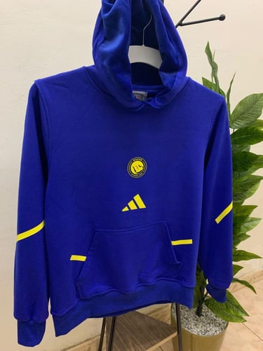 بلوفر شتوي أزرق نادي النصر 2026 لبس رسمي رياضي رجا...