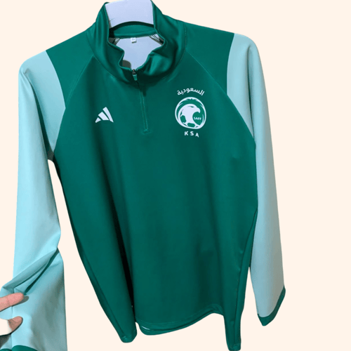 سويتر المنتخب السعودي الاخضر الرسمي 2026 تصميم تدر...