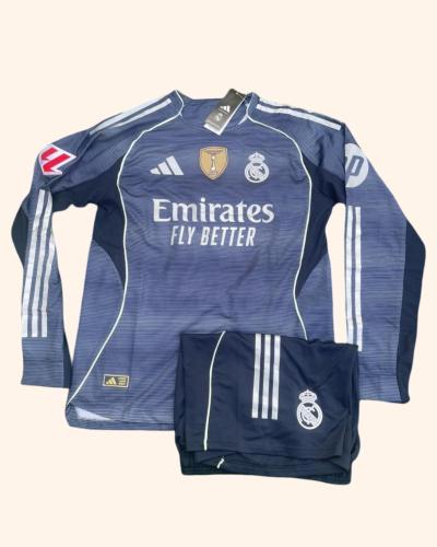 طقم ريال مدريد كحلي تيشيرت كم طويل وشرت2025-2026