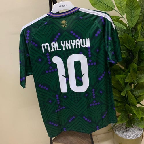 تيشيرت المنتخب السعودي الجديد 2025 الاخضر الرسمي ق...