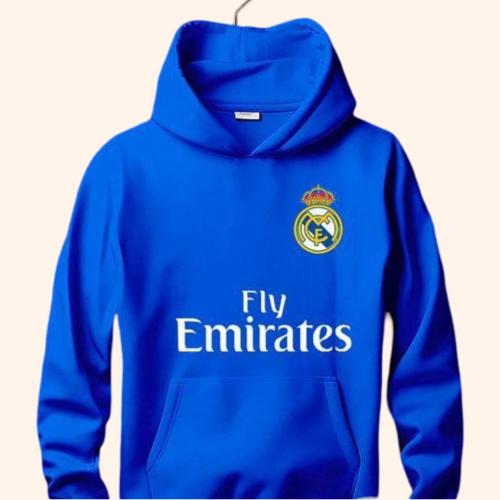 بلوفر ريال مدريد الشتوي الازرق 2026 الجديد - هودي...