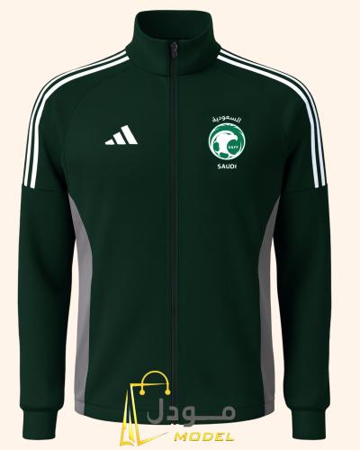 جاكت شتوي المنتخب السعودي 2026 تمارين أخضر رسمي بخ...