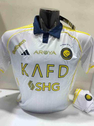 طقم نادي النصر الأبيض الجديد 2026
