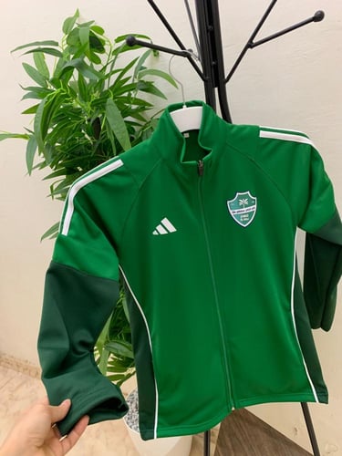 جاكيت تمارين الاهلي اخضر 2026 – بالشعار الجديد