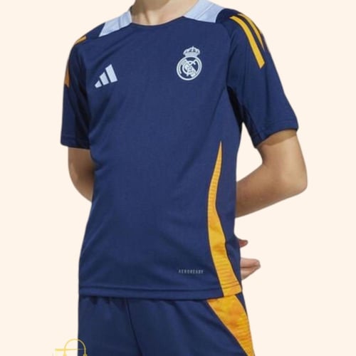 طقم تدريب صيفي ريال مدريد بولو - إصدار "نيفي بلو"...