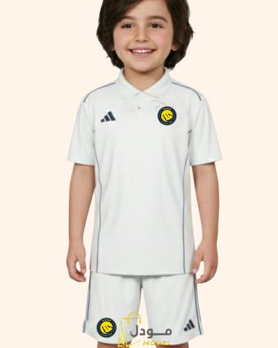 طقم بولو نادي النصر الابيض ولادي الجديد 2026