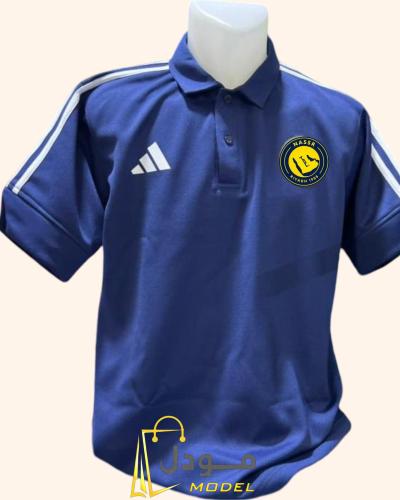 بولو نادي النصر الازرق الشعار الجديد تصميم رسمي