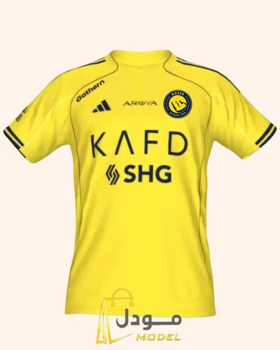 قميص نادي النصر الاساسي 2026 نسخه الاعبين الجديد
