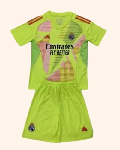 طقم حارس مرمى ريال مدريد للأطفال 2025-2026 - الإصد...