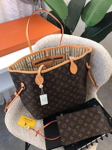 شنطة لويس فيتون مستر كواليتي موديل "سلة" مع كامل ا...