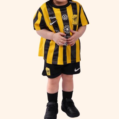 طقم نادي الاتحاد الاصفر للاطفال والمواليد 2026 مع...