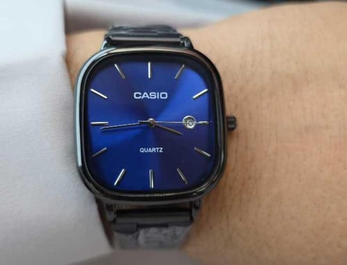 ساعة كاسيو رجالية، ساعات رجالية فاخرة ضمان سنتين