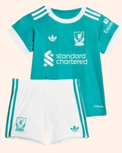 طقم نادي ليفربول الثالث أخضر تيشيرت وشورت – نسخة ا...