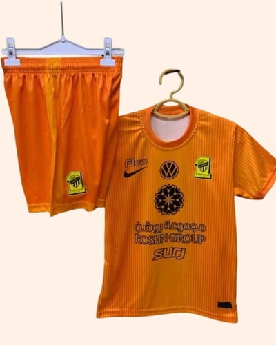 طقم حارس نادي الاتحاد "سيليستي" البرتقالي - مقاس ا...