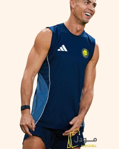 طقم تمارين نادي النصر كت الجديد 2026 تيشيرت كتف وش...