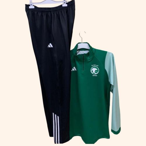 طقم سويتر المنتخب السعودي الشتوي اخضر الرسمي 2026...