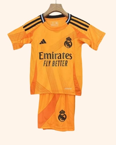طقم ريال مدريد البرتقالي للأطفال 2025-2026 - الإصد...