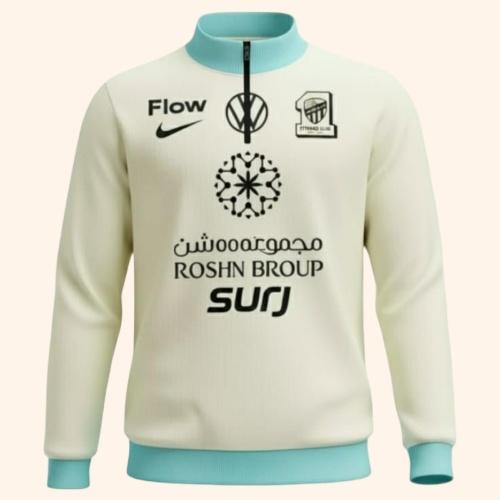 سويتر الاتحاد الابيض الجديد 2026 يتميز بتصميم