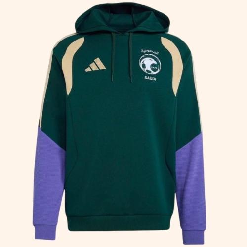 بلوفر شتوي المنتخب السعودي الاخضر الجديد 2026 بغطا...