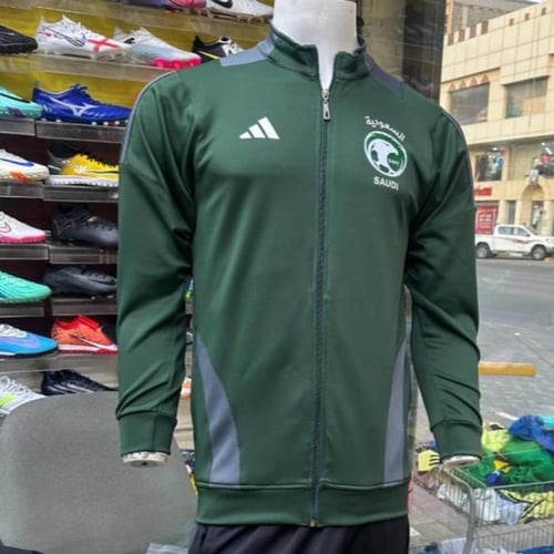 جاكت المنتخب السعودي الاخضر الرسمي 2026 تصميم رياض...